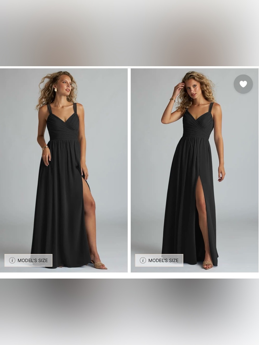 Azazie Aziza Maxi Dress with Side Slit